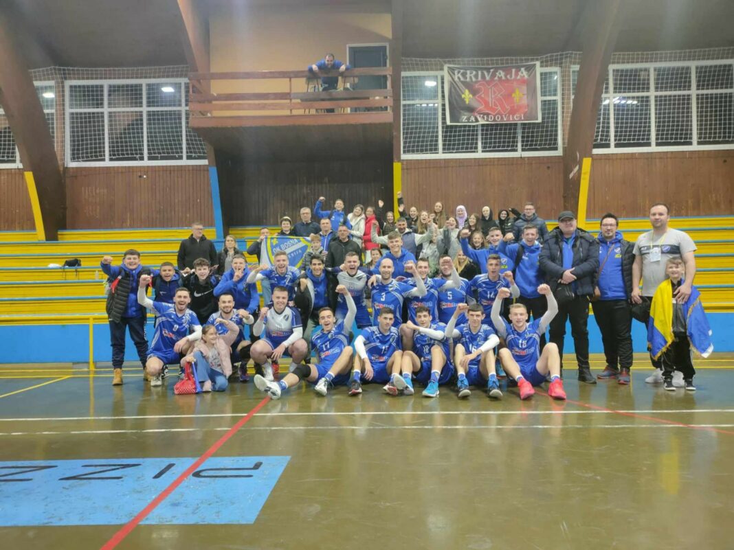 Odbojkaši Bosne slavili u Zavidovićima Odbojkaši Bosne slavili u Zavidovićima