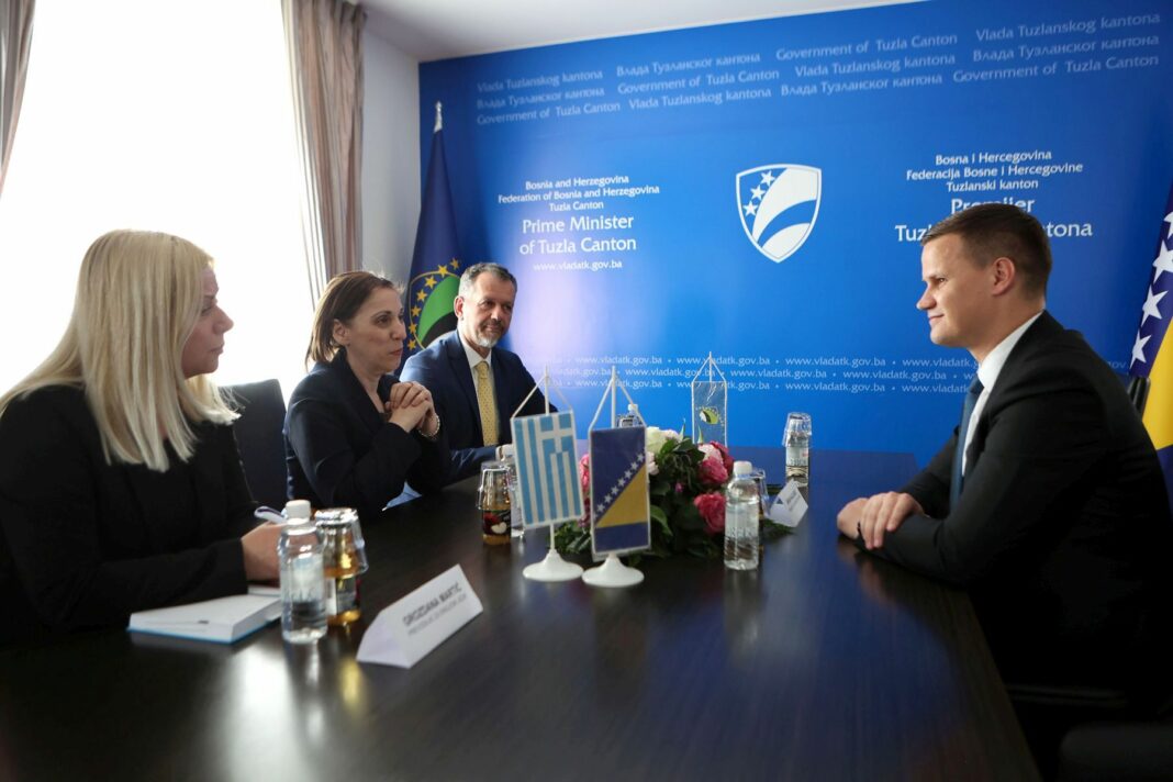 Premijer Halilagić primio u posjetu ambasadoricu Grčke u BiH Premijer Halilagić primio u posjetu ambasadoricu Grčke u BiH