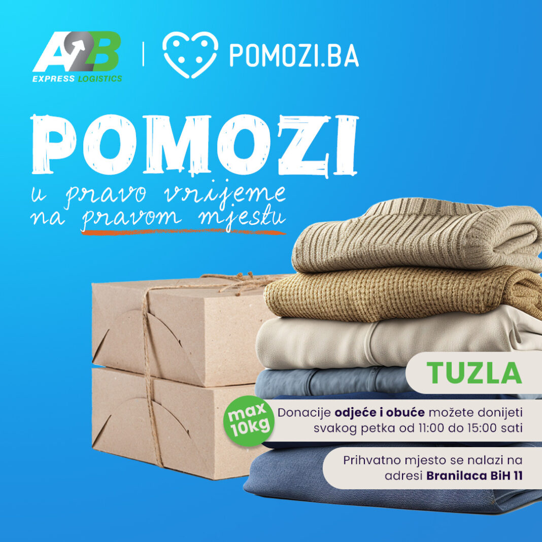 Tuzla uskoro dobija punkt na kojem će moći donirati odjeću i obuću za socijalno ugrožene građane Tuzla uskoro dobija punkt na kojem će moći donirati odjeću i obuću za socijalno ugrožene građane