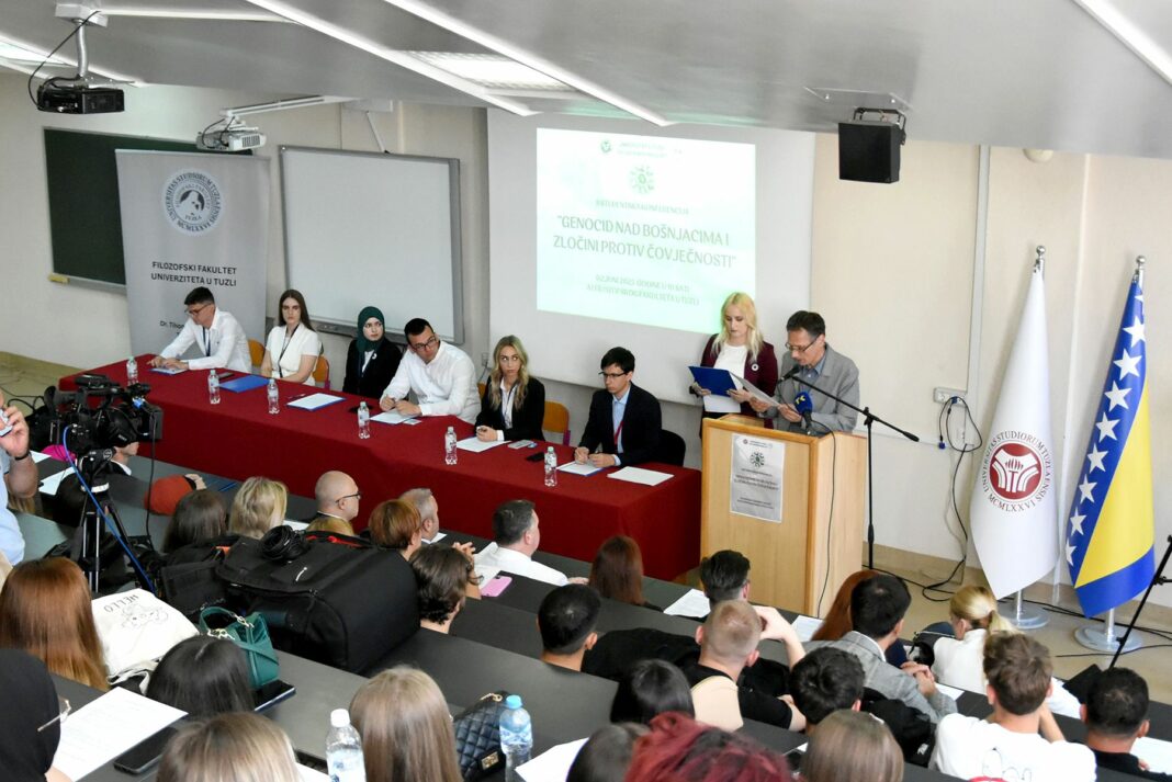 Održana 2. studentska konferencija „Genocid nad Bošnjacima i zločin protiv čovječnosti“ Održana 2. studentska konferencija „Genocid nad Bošnjacima i zločin protiv čovječnosti“