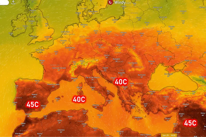 Stiže toplinski val i temperature do 39 stepeni Stiže toplinski val i temperature do 39 stepeni