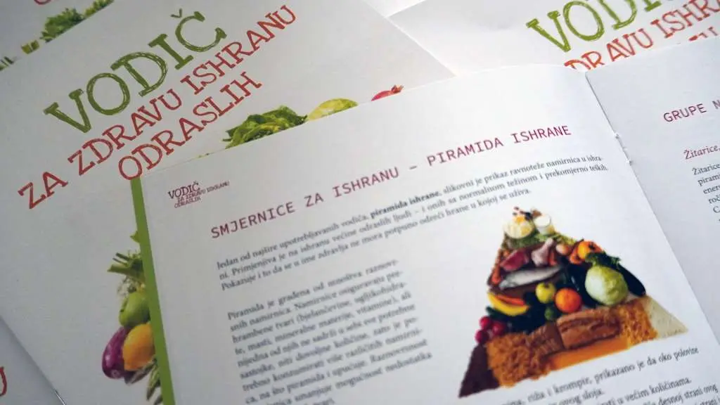 Zavod za javno zdravstvo FBiH predstavio novi Vodič za zdravu ishranu odraslih Zavod za javno zdravstvo FBiH predstavio novi Vodič za zdravu ishranu odraslih