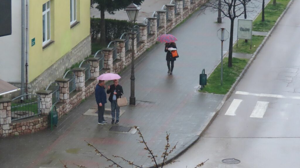 Vrijeme danas: Oblačno s kišom Vrijeme danas: Oblačno s kišom