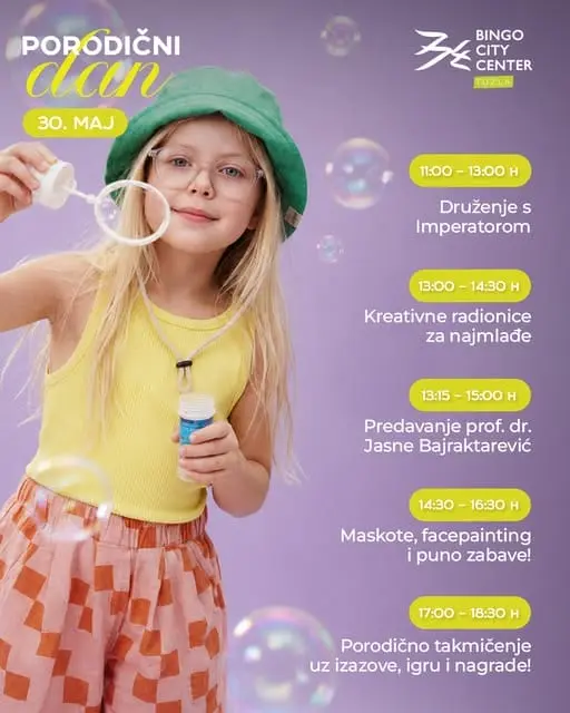 Druženje s Imperatorom otvara Porodični dan u Bingo City Centeru Tuzla Druženje s Imperatorom otvara Porodični dan u Bingo City Centeru Tuzla