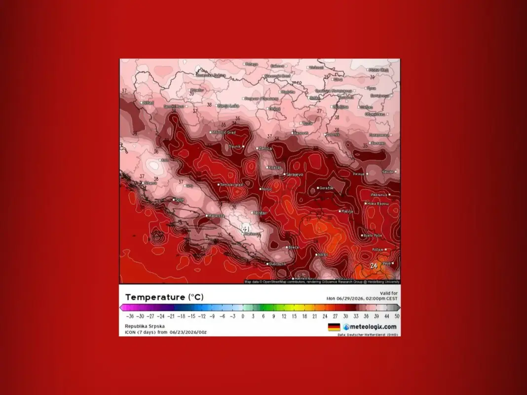 Dolazi nam ozbiljan toplinski talas od 26. juna i 02. jula – temperature do 42 stepena Dolazi nam ozbiljan toplinski talas od 26. juna i 02. jula – temperature do 42 stepena