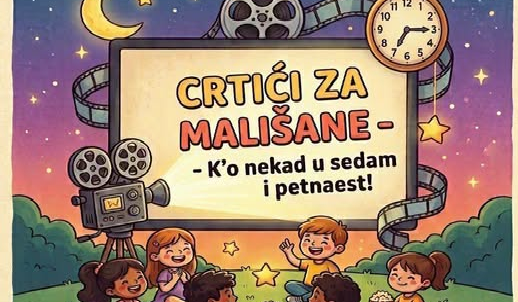 Kalesijsko ljeto 2026: U četvrtak crtići za mališane – „K'o nekad u sedam i petnaest“ Kalesijsko ljeto 2026: U četvrtak crtići za mališane – „K'o nekad u sedam i petnaest“
