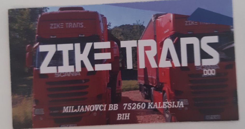 FIRMI ZIKE TRANS HITNO POTREBNA DVA ŠOFERA FIRMI ZIKE TRANS HITNO POTREBNA DVA ŠOFERA