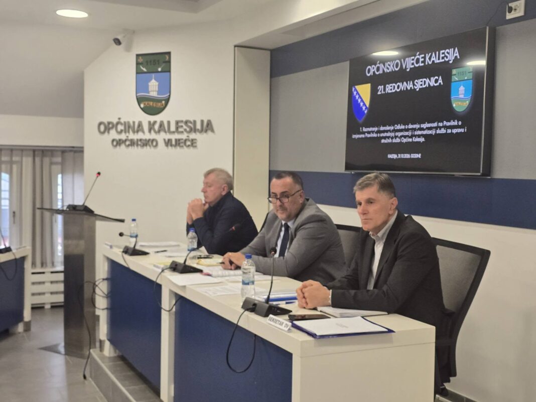 Završena sjednica OV Kalesija na kojoj je usvojen i Nacrt budžeta za 2027. godinu Završena sjednica OV Kalesija na kojoj je usvojen i Nacrt budžeta za 2027. godinu