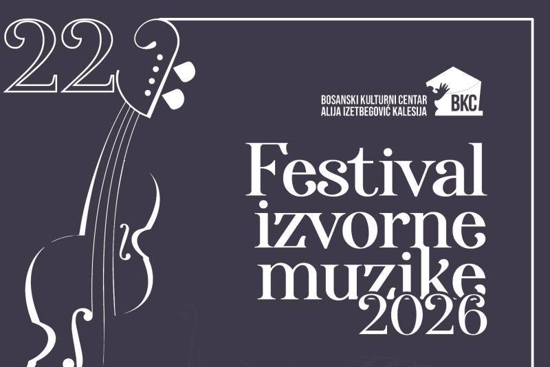 U petak 30. oktobra 22. Festival izvorne muzike „Kalesija 2026“ U petak 30. oktobra 22. Festival izvorne muzike „Kalesija 2026“